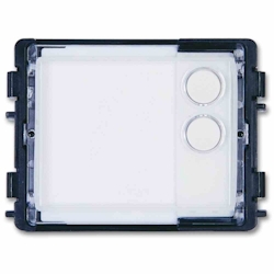 Busch-Jaeger Klingelmodul, Netzwerktechnik, 2RT, lichtgrau Image