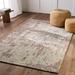 Brown 72 x 0.5 in Indoor Area Rug - Joss & Main Endicott Handmade Abstract Rust/Taupe Area Rug (8'X10') Viscose/Wool | 72 W x 0.5 D in | Wayfair