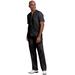 Stacy Adams Men's Linen Set (Size XXXL) Black, Linen,Cotton