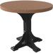 Poly Lumber Round Dining Table Set with Island Chairs