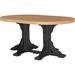 Poly Lumber Round Dining Table Set with Island Chairs