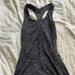 Lululemon Athletica Tops | Lululemon Cool Racer Back Tank In Black/Gray Heathered | Color: Black/Gray/Red/Tan | Size: 4