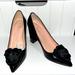Kate Spade Shoes | Kate Spade Black Patent Leather With Rose | Color: Black | Size: 7.5