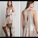 Free People Dresses | Free People Mini Sequence Dress | Color: Cream/Gold | Size: M