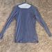 Lululemon Athletica Tops | A Lulu Lemon Loose Fitted Long Sleeve Shirt | Color: Gray/Purple | Size: 4