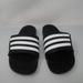 Adidas Shoes | Adidas Men Adissage Slides Core Black 11 F35580 Adi012 | Color: Black/White | Size: 11