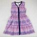 J. Crew Dresses | J.Crew Crewcuts Printed Pattern Girls' Dress | Color: Blue/Pink | Size: 14g