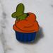 Disney Jewelry | Goofy Cupcake Disney Pin | Color: Blue/Orange | Size: Os