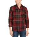 Levi's Shirts | Levi's Men's Booth Regular-Fit Plaid Flannel Shirt Red Size Large | Color: Red | Size: Large