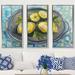 Picture Perfect International "Lemons" 3 Piece Print On Floating Canvas Canvas | 41.5 H x 64.5 W x 2 D in | Wayfair 706-3931_1838_3FL