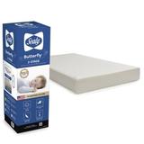 Sealy Butterfly 2-Stage Breathable Knit Waterproof Baby Crib & Toddler Bed Mattress | 5 H x 28 W x 52 D in | Wayfair EM904-BBX1