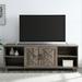 Classic Detailed-Door TV Stand for TVs up to 80” – Grey Wash - Walker Edison W70BLA2DGW
