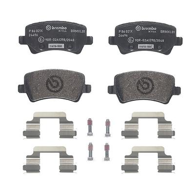 BREMBO Bremsbelagsatz, Scheibenbremse XTRA LINE hinten rechts links mit Zubehör für LAND ROVER VOLVO 306715750 306715740