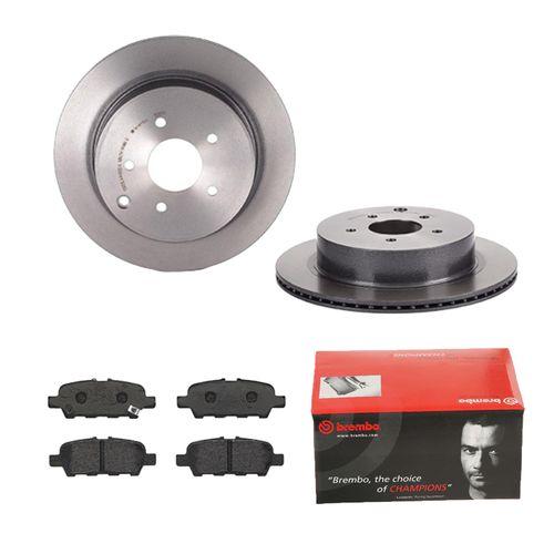 BREMBO Bremsensatz-Hinterachse COATED DISC LINE / STANDARD Bremsensatz, Scheibenbremse hinten rechts links innenbelüftet 308mm für INFINITI SUZUKI NIS