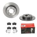 Brembo Bremsscheiben Ø230 + Bremsbeläge hinten für VW POLO 6N2 POLO VARIANT 6V5