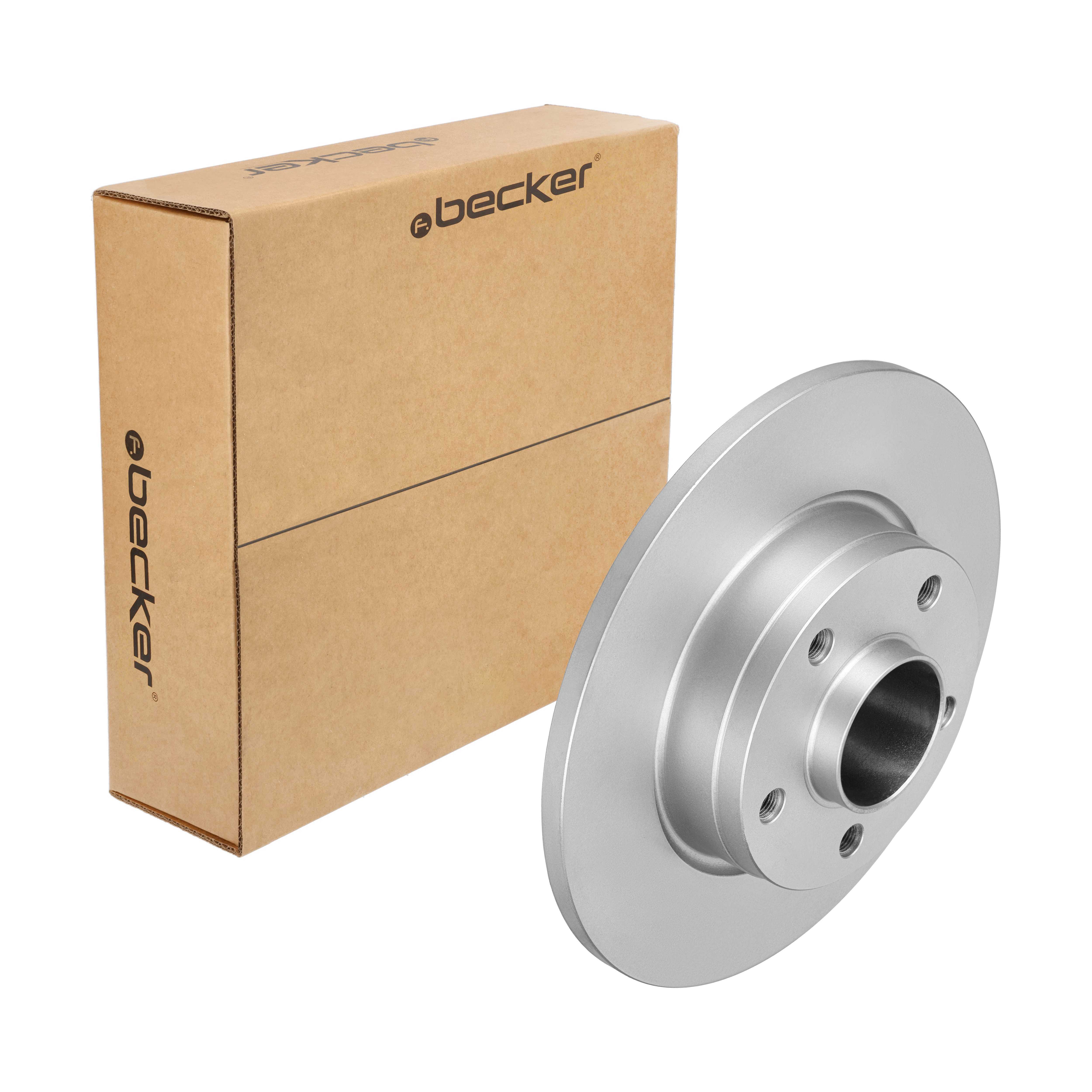 f.becker Bremsscheibe 10211255 hinten rechts links voll 280mm für RENAULT VAUXHALL OPEL NISSAN 8200050013 7701206846 8200218779 Image