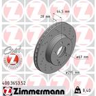 ZIMMERMANN Bremsscheibe SPORT COAT Z vorne rechts links Gelocht 295mm für MERCEDES-BENZ (BBDC) A2124211212 A2044212512 2044212512 400.3653.52