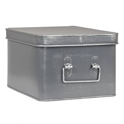 LABEL51 Storage Box Media 27x21x16 cm L Antique Grey