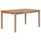 vidaXL Garden Table 150x90x77 cm Solid Teak Wood