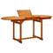 vidaXL Garden Dining Table (120-170)x80x75 cm Solid Acacia Wood