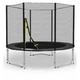 Lifestyle Classico - Trampoline avec filet extérieur LS-C185-B - ø 185cm - noir