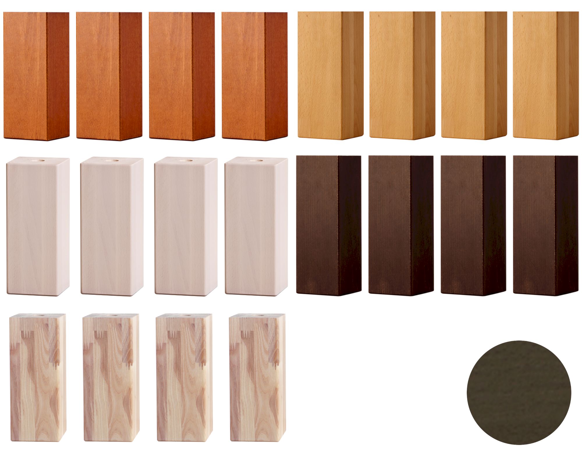 Hasena Pronto »Forti« Massivholzbett 120x200 cm / Kernbuche natur, geölt / 20 cm