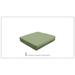 6 inch High Back Cushion for Ottoman