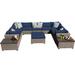 Monterey 12 Piece Outdoor Wicker Patio Furniture Set 12a