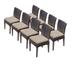 8 Barbados/Belle/Napa Armless Dining Chairs