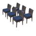 6 Belle Armless Dining Chairs