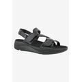 Extra Wide Width Women's Serenity Sandal by Drew in Black Combo (Size 9 WW)