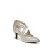 Wide Width Women's Giovanna 2 Pump by LifeStride in Platino (Size 8 W)