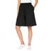 Plus Size Women's Split Skirt by Woman Within in Black (Size 2X)