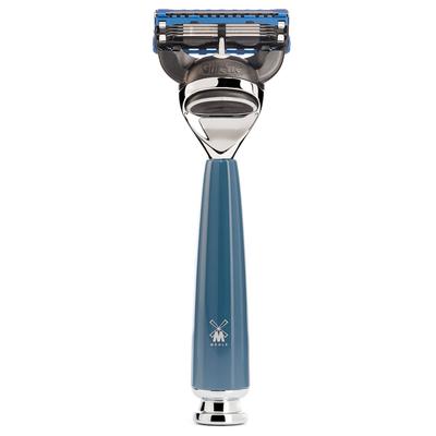 Mühle RYTMO 5-Klingen-Rasierer, Gillette® Fusion™ Griffmaterial Edelharz petrol Herren Image