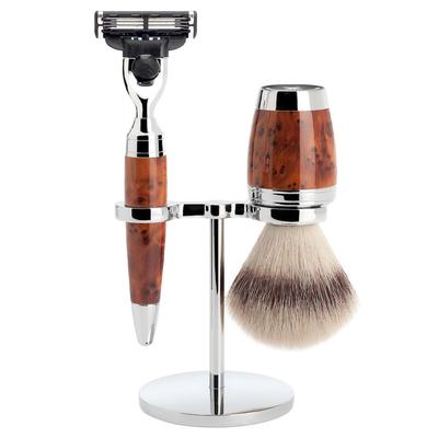 Mühle - STYLO 3-teiliges Rasierset, Silvertip Fibre®, mit Gillette® Mach3® Rasur 1 ct Herren (226.09 € / 1 ct) Image