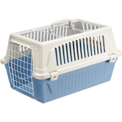 Midwest Homes For Pets ATLAS 20 OPEN Top Carrier Purple Plastic in Blue, Size 12.8" H x 11.42" W x 18.9" D | Wayfair 73015025US1