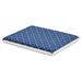 Midwest Homes for Pets Quiet Time Couture Paxton Pet Bed Polyester/Memory Foam/Cotton/Fleece in Blue | 2 H x 36 W x 24 D in | Wayfair 40736-BLD