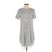 Shein Casual Dress - Shift: White Print Dresses - Women's Size X-Small