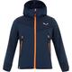 Salewa Kinder Agner Melange Hoodie Jacke (Größe 104, blau)