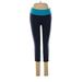 Tek Gear Leggings: Blue Color Block Bottoms - Women's Size Medium