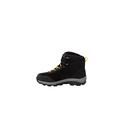 Jack Wolfskin Boy's Unisex Kids Vojo LT Texapore MID K Walking Shoe, Black/Burly Yellow XT, 10 UK Child