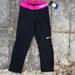 Nike Pants & Jumpsuits | Nike Pro Pants | Color: Black/Pink | Size: S