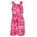 Kate Spade Dresses | Kate Spade Hot Pink Rose Floral Print Silk Dress Sleeveless Size 6 | Color: Pink/White | Size: 6