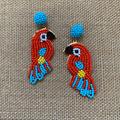 J. Crew Jewelry | J. Crew Beaded Parrot Earrings | Color: Tan | Size: Os