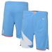 Youth Nike Light Blue LA Clippers 2021/22 City Edition Courtside Swingman Shorts