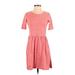 Gap Casual Dress - DropWaist: Red Marled Dresses - Women's Size X-Small