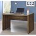 BSD National Supplies Harbor Modern Office Desk Shell w/ Glass Top Cover Glass in White | 29 H x 47 W x 23 D in | Wayfair BH-621-138-805CR