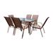 Panama Jack Cafe 7 PC High back Sling Dining Set