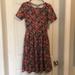 Lularoe Dresses | Lularoe Amelia Dress Nwt | Color: Brown/Black | Size: Xs