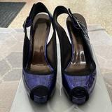 Jessica Simpson Shoes | Jessica Simpson Platform Heels | Color: Black/Purple | Size: 8